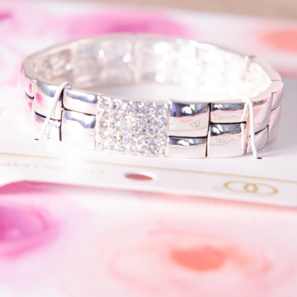 Silver princess bracelet
